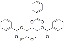 (4,5-dibenzoyloxy-2-fluoro-oxan-3-yl) benzoate Structure