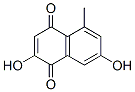 2,7-ジヒドロキシ-5-メチル-1,4-ナフトキノン 化学構造式