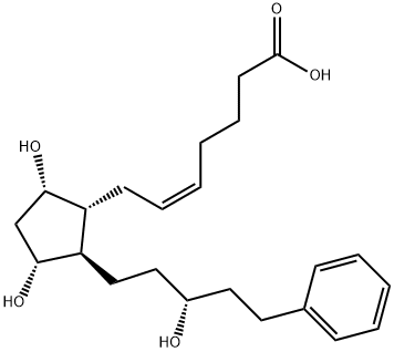 拉坦前列腺素(游离酸),41639-83-2,结构式