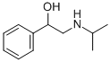 1-phenyl-2-(propan-2-ylamino)ethanol Struktur