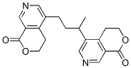 5,5'-(1-Methyl-1,3-propanediyl)bis[3,4-dihydro-1H-pyrano[3,4-c]pyridin-1-one] Structure