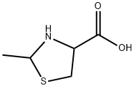 2-Methylthiazolidine-4-carboxylic Acid Structure