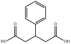 3-フェニルペンタン二酸 化学構造式