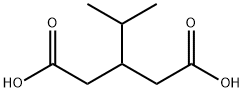 3-(丙-2-基)戊二酸,4165-99-5,结构式