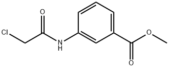 3-(2-氯乙烷酰基氨基)苯甲酸甲酯, 41653-05-8, 结构式