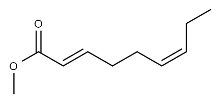 (2E,6Z)-2,6-Nonadienoic acid methyl ester 结构式