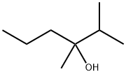 2,3-ジメチル-3-ヘキサノール 化学構造式