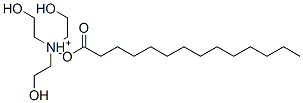 tris(2-hydroxyethyl)ammonium myristate  Structure