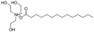 tris(2-hydroxyethyl)ammonium myristate Structure