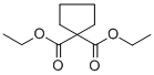 1,1-二甲酸乙酯环戊烷, 4167-77-5, 结构式