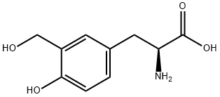 (S)-2-aMino-3-(4-hydroxy-3-(hydroxyMethyl)phenyl)propanoic acid Struktur