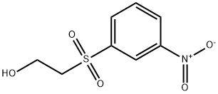 2-[(3-ニトロフェニル)スルホニル]エタノール 化学構造式