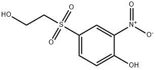 4-(2-HYDROXYETHYLSULFONYL)-2-NITROPHENOL Structure