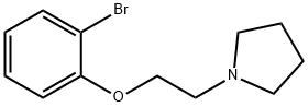 1-[2-(2-BROMOPHENOXY)ETHYL]-PYRROLIDINE Struktur
