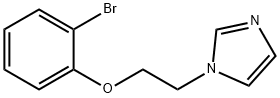 1-[2-(2-ブロモフェノキシ)エチル]-1H-イミダゾール HYDROCHLORIDE 化学構造式