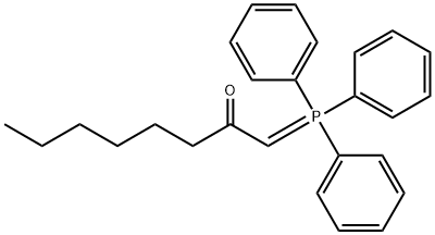 1-(トリフェニルホスホラニリデン)-2-オクタノン 化学構造式