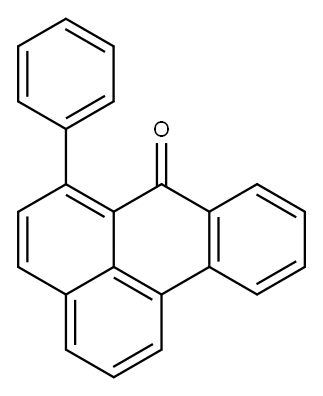 6-Phenyl-7H-benz[de]anthracen-7-one Struktur