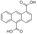 anthracene-1,5-dicarboxylic acid Struktur