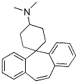 N,N-Dimethylspiro[5H-dibenzo[a,d]cycloheptene-5,1'-cyclohexan]-4'-amine 结构式
