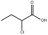 2-クロロ酪酸 化学構造式