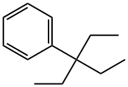 (1,1-ジエチルプロピル)ベンゼン 化学構造式