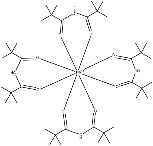 41706-15-4 テトラキス(2,2,6,6-テトラメチル-3,5-ヘプタンジオナト)ニオブ(IV)
