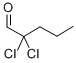 2,2-ジクロロペンタナール 化学構造式