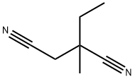 2-ethyl-2-methylsuccinonitrile, 4172-97-8, 结构式