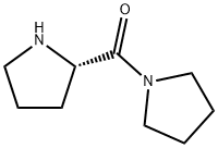 1-[(2S)-2-吡咯烷羰基]-吡咯烷, 41721-00-0, 结构式