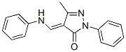 5-Methyl-2-phenyl-4-[(phenylamino)methylene]-2H-pyrazol-3(4H)-one|5-甲基-2-苯基-4-((苯基氨基)亚甲基)-2,4-二氢-3H-吡唑-3-酮