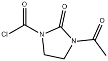 3-Acetyl-1-chlorocarbonyl-2-imidazolidone Struktur