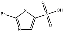 2-Bromothiazole-5-sulfonic acid Struktur