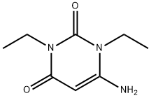 6-氨基-1,3-二乙基-2,4(1H,3H)-嘧啶二酮, 41740-15-2, 结构式