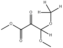 3-甲氧基-3-(甲氧基-D3)-2-氧代-3-D-丙酸甲酯 结构式