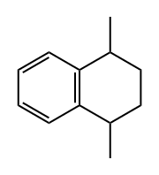 1,4-ジメチルテトラリン 化学構造式