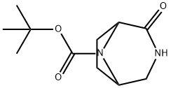 tert-Butyl 2-oxo-3,8-diazabicyclo[3.2.1]octane-8-carboxylate Structure