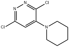 3,6-DICHLORO-4-(1-PIPERIDINYL)PYRIDAZINE Structure