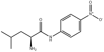 N-(4-ニトロフェニル)-L-ロイシンアミド 化学構造式