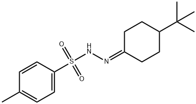 N'-(4-(叔丁基)环己基亚基)-4-甲基苯磺酰肼 结构式