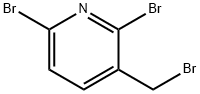 2,6-DIBROMO-3-(BROMOMETHYL)PYRIDINE Structure