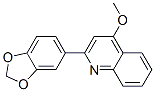 2-(1,3-Benzodioxol-5-yl)-4-methoxyquinoline Struktur