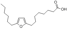 8-(5-HEXYL-2-FURYL)-OCTANOIC ACID Struktur