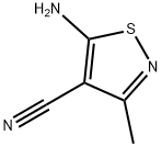 5-Amino-3-methyl-isothiazole-4-carbonitrile Structure