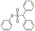 benzhydrylsulfonylsulfanylbenzene Struktur