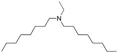 Ethyldioctylamine Struktur