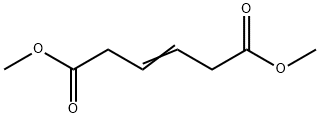 3-Hexenedioic acid dimethyl ester Struktur