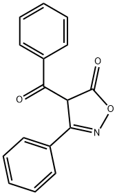 4-BENZOYL-3-PHENYL-5-ISOXAZOLONE Struktur