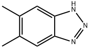 5,6-ジメチル-1,2,3-ベンゾトリアゾール 化学構造式