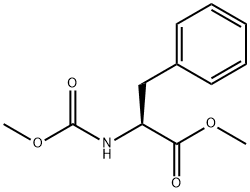 METHYL N-(METHOXYCARBONYL)-L-PHENYLALANINATE Structure
