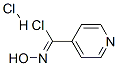 N-hydroxyisonicotinimidoyl chloride monohydrochloride Struktur